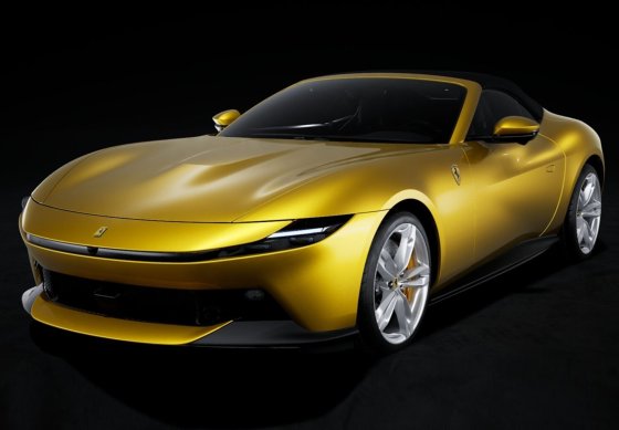 Ferrari Amalfi spider Giallo Tristrato