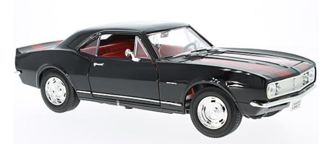 Chevrolet Camaro Z28, zwart/rood, 1967, 1:18