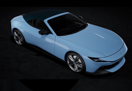 Ferrari Amalfi Spider Azzurro La Plata