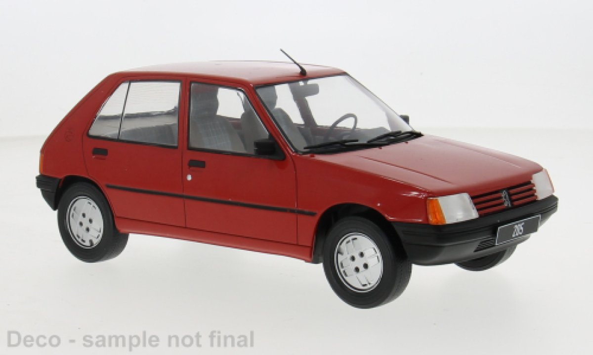 Peugeot 205, rood 1984