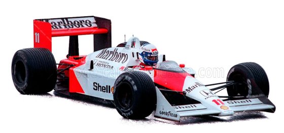 McLAREN - F1 MP4/4 HONDA N 11 WINNER FRENCH GP (with pilot figure) 1988 ALAIN PROST