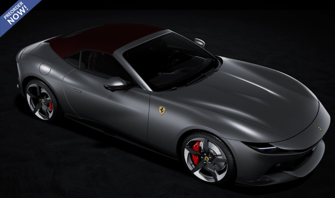 Ferrari Amalfi Spider Grigio Silverstone matt