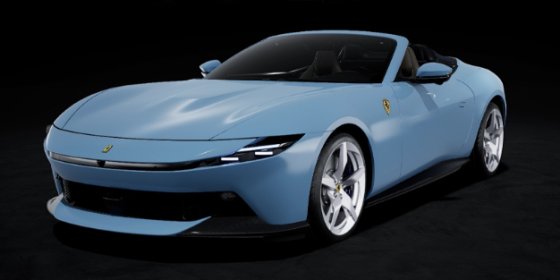 Ferrari Amalfi Spider - Azzurro La Plata