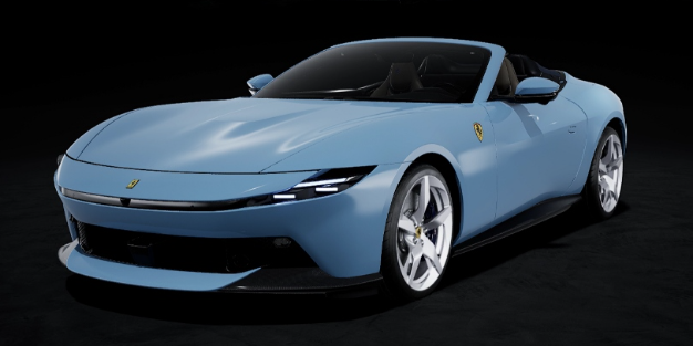 Ferrari Amalfi Spider - Azzurro La Plata