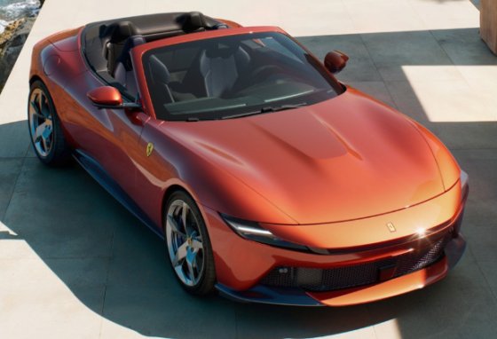 Ferrari Amalfi Spider Rosso Tramonto 1/43 Looksmart