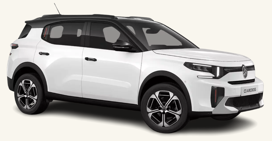 Citroën C3 Aircross 2025 Blanc Banquise Toit Noir