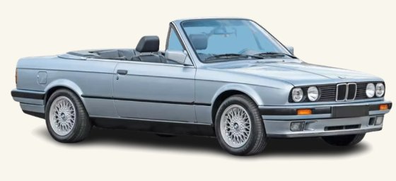BMW 325i Cabriolet 1991 Bleu Glacier