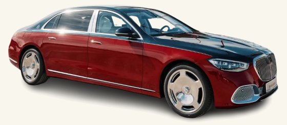 Mercedes-Maybach S 680 4MATIC 2021 Bleu Nautical/Rouge Patagonia