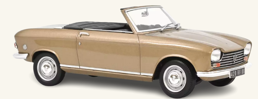 Peugeot 204 Cabriolet 1967 Beige Metallisé