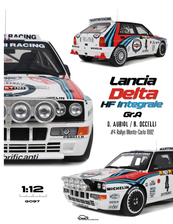 LANCIA DELTA HF INTEGRALE GR.A WHITE D. AURIOL RAL