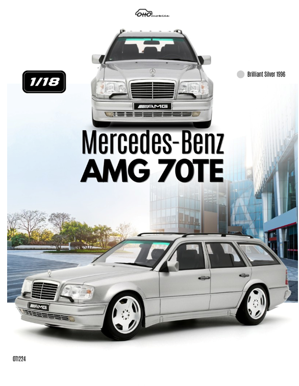 MERCEDES-BENZ AMG 70TE BRILLIANT SILVER 1996