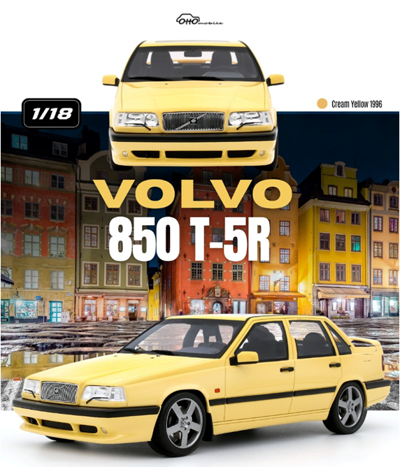 VOLVO 850 T-5R CREAM YELLOW 1996
