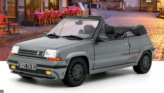RENAULT 5 GT TURBO CABRIOLET GRIS TUNGSTENE 1995