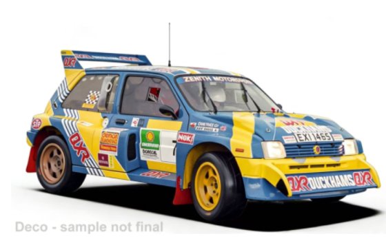 MG Metro 6R4 Donegal Rally 1993 #7 J.Price/A.Marie 1:18 Sunstar