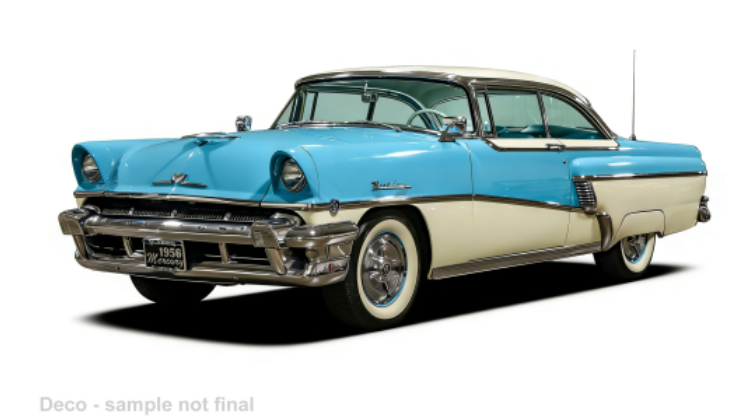 Mercury MontClair Hardtop, blau/beige, 1956, 1:18