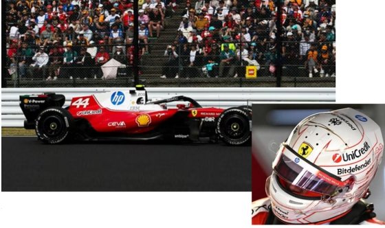 Ferrari SF-26 F1 1/43 BBR miniature - GP du Japon 2026 - Lewis Hamilton
