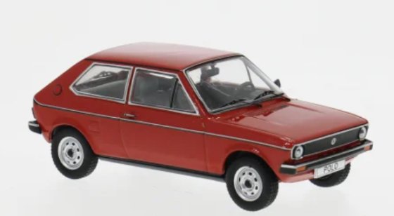 Volkswagen Polo MK I 1975 rood 1/43 IXO