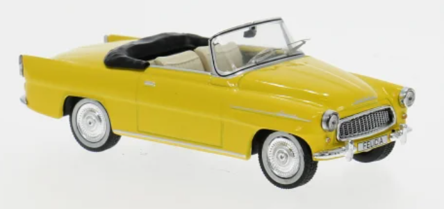 Skoda Felicia Cabrio, geel, 1959