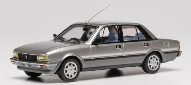 Peugeot 505 Turbo, zilver, 1984
