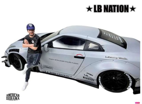 American Diorama 1/18 Liberty Walk LB Nation-1 figuur