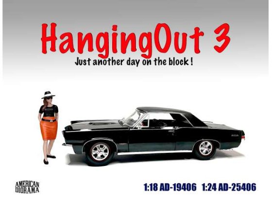 American Diorama Hanging Out 3-6 figuur 1/18