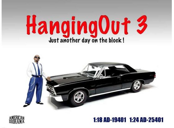 American Diorama Hanging Out 3-1 figuur 1/18