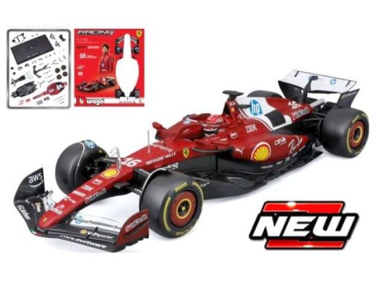 Ferrari SF-25 #16 Charles Leclerc 1/18 schaalmodel door Bburago