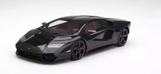 Lamborghini Countach LPI 800-4 Nero Maia 1/18 TopSpeed