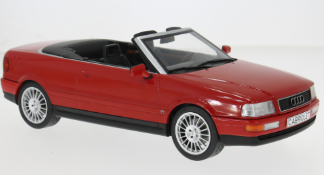 Audi Cabriolet, rood, 1991