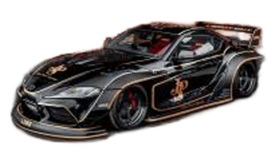TOYOTA - GR SUPRA LIBERTY WALK BODY KIT COUPE JPS TRIBUTE 2025 - BLACK GOLD