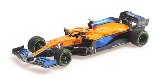 Schaalmodel van McLaren MCL35M #4 Lando Norris 1/43 Minichamps