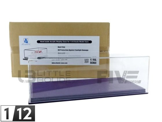 Schaalmodel display case 1/12 Mulhouse Cuir Violet - ATLANTIC