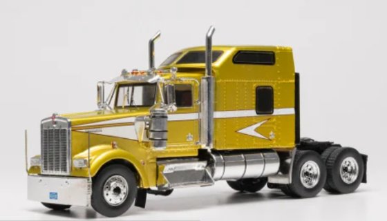  Kenworth W900, gold, 1990