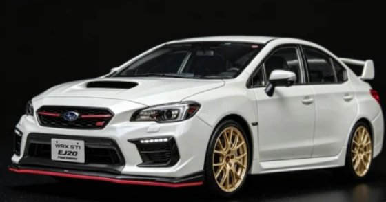 Subaru WRX STI EJ20 Final Edition modèle réduit 1/18 de Sunstar