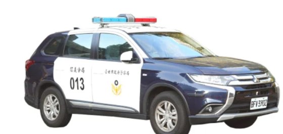Mitsubishi Outlander 2019 Police de Taipei 1/43 VITESSE