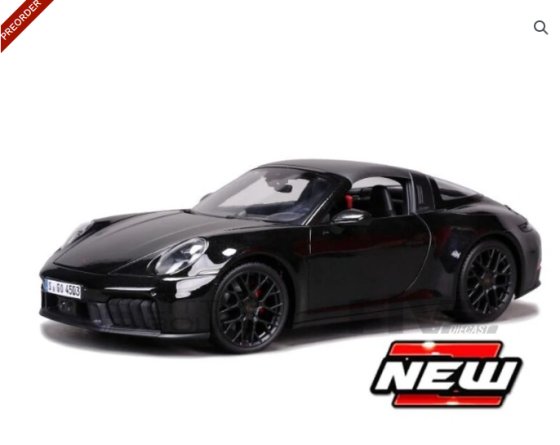 PORSCHE - 911 992-2 TARGA 4 GTS HYBRID 2024 - BLACK