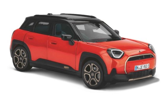 MINI Aceman SE 2024 Rebel Red 1/18 Dealer Model