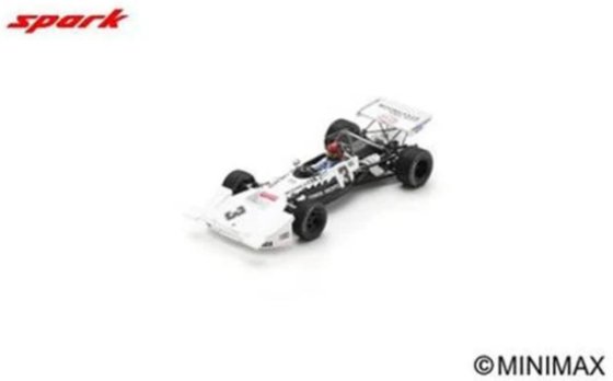 Schaalmodel Lotus 69 No.3 winnaar GP Rouen-les-Essarts 1972 - Spark 1/43