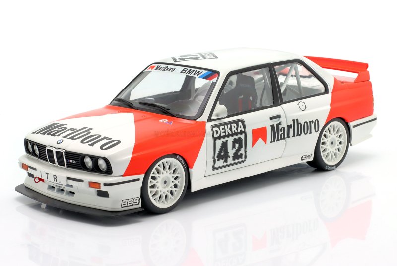 BMW M3 E30 Team BMW #42 DTM Zolder 1991 Cor Euser 1/18 WERK83