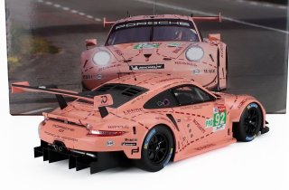 PORSCHE - 911 991 RSR TEAM PORSCHE GT N 92 WINNER LMGTE PRO PINK PIG TRIBUTE 24h LE MANS 2018 MICHEAL CHRISTENSEN - KEVIN ESTRE - LAURENS VANTHOOR
