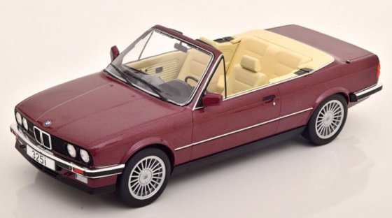 BMW 325i (E30) Cabriolet 1985 1/18 MCG