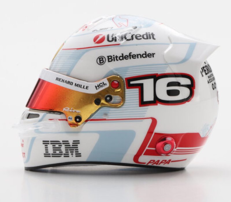  Charles Leclerc's Ferrari-helm Monaco GP 2025 1:5 Looksmart