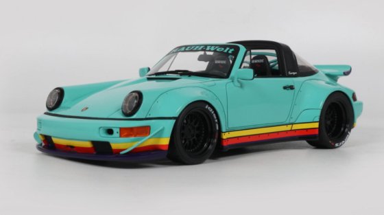 Schaalmodel van RWB Gundam Green 2024 in 1/18 door GT Spirit