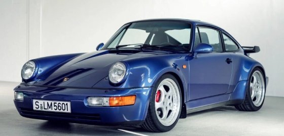 Porsche 911 (964) 3.6 Turbo Cobalt Blue 1993 modèle réduit 1/12 GT Spirit