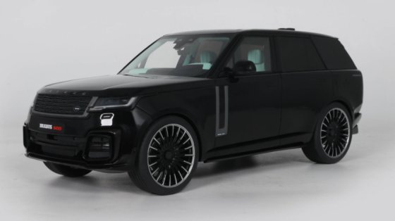 Brabus 600 Black 1/18 schaalmodel door GT Spirit