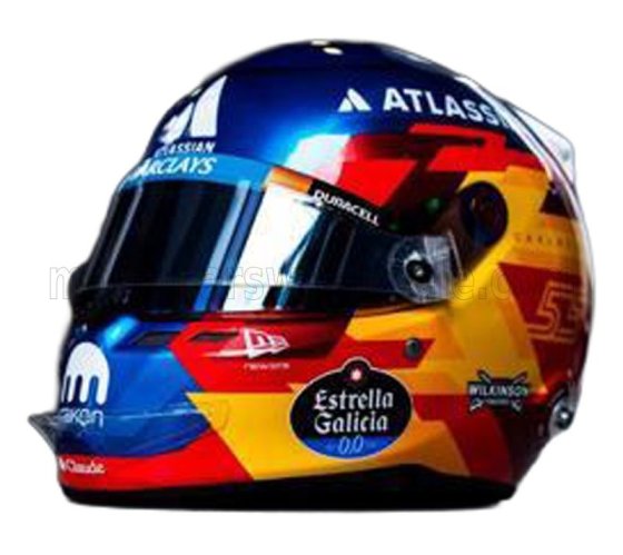 Casque Williams Racing de Carlos Sainz 2026 - Échelle 1/2 - MINI HELMET