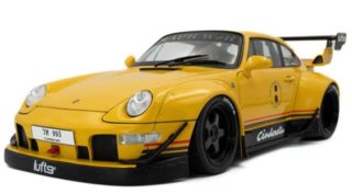 Porsche 911 993 RWB Bodykit 2020 Cinderella Yellow 1/18 Solido