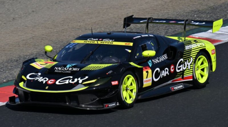 Ferrari 296 GT3 CARGUY MKS RACING No. 7 GT300 SUPER GT 2026 – 1:43 schaalmodel door Looksmart