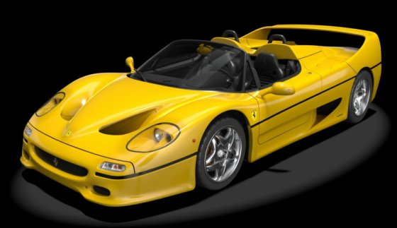 Ferrari F50 Spider 1995 1/8 Modelbouwkit Pocher