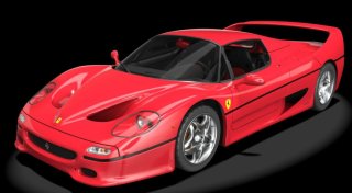 Ferrari F50 Coupe 1/8 modelkit Pocher Rosso Corsa